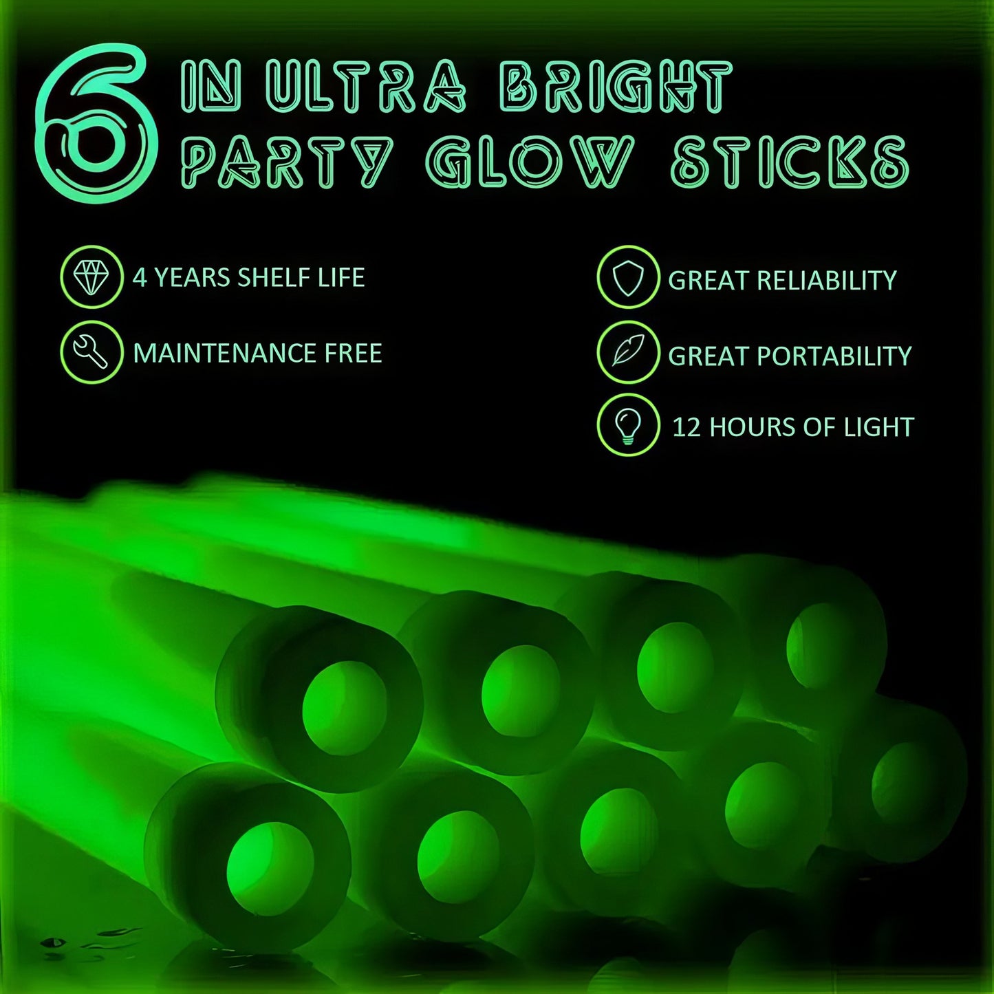 Glow Sticks Bulk Pack