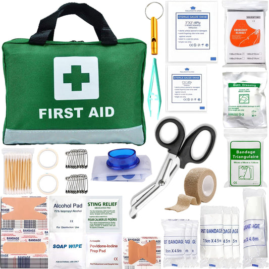 First Aid Kit for Home Car Camping & Travel | 160+ Piece