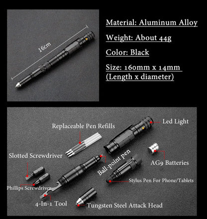 Multi Functional Tactical Pen
