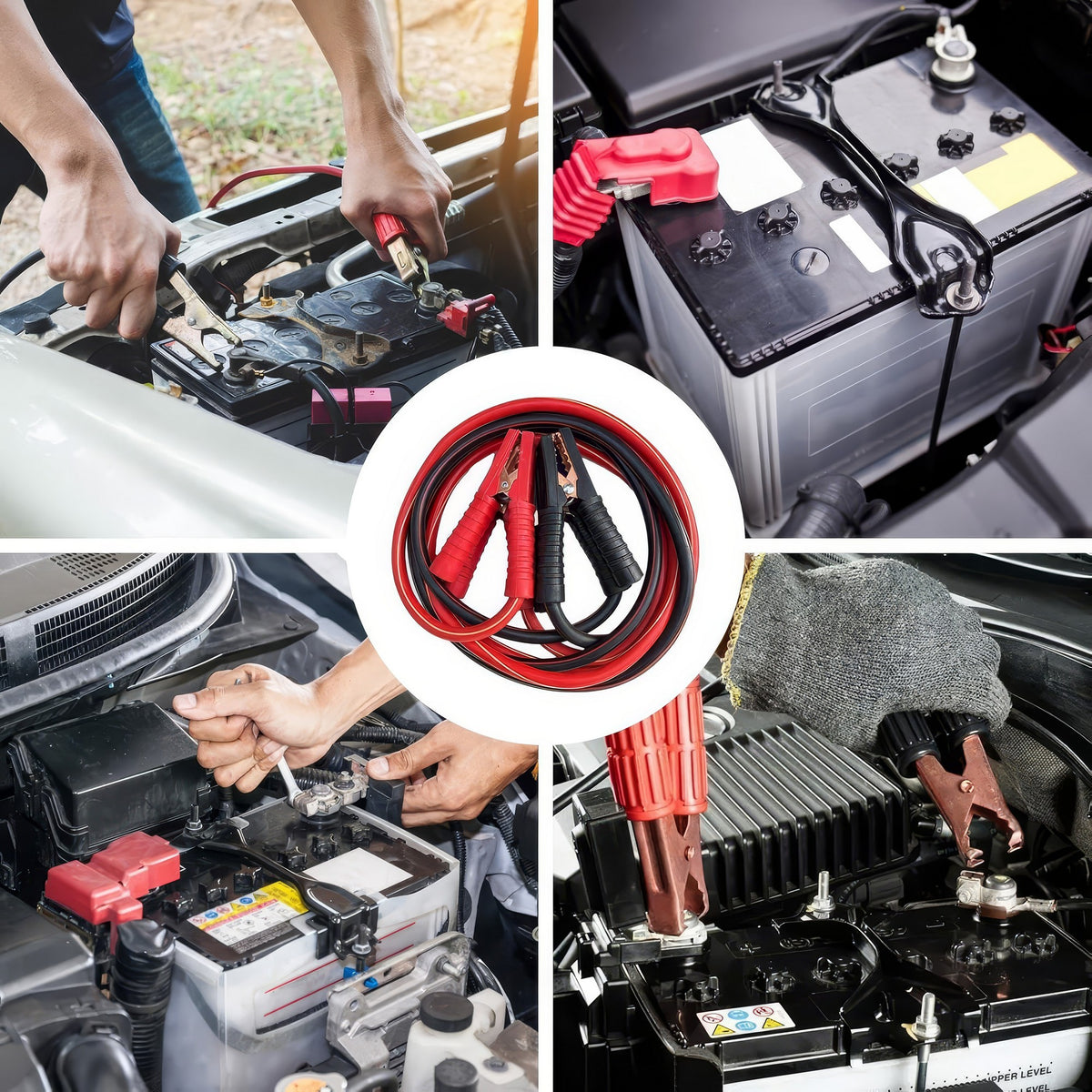 Car Breakdown Emergency Kit | Jump Leads & Tow Rope