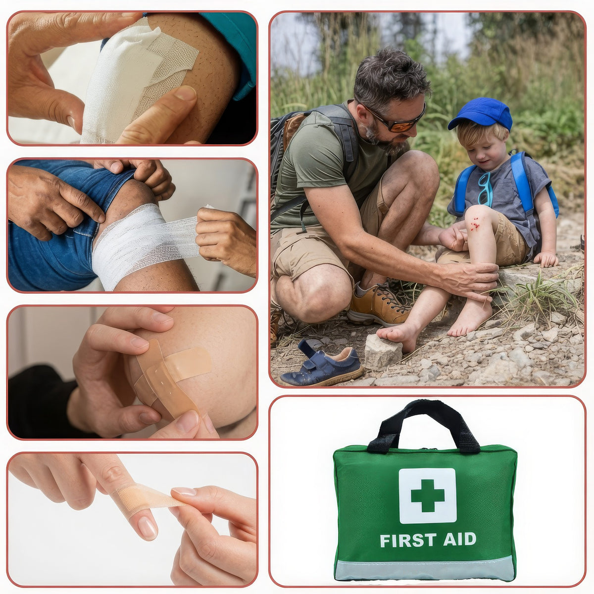 First Aid Kit for Home Car Camping & Travel | 160+ Piece