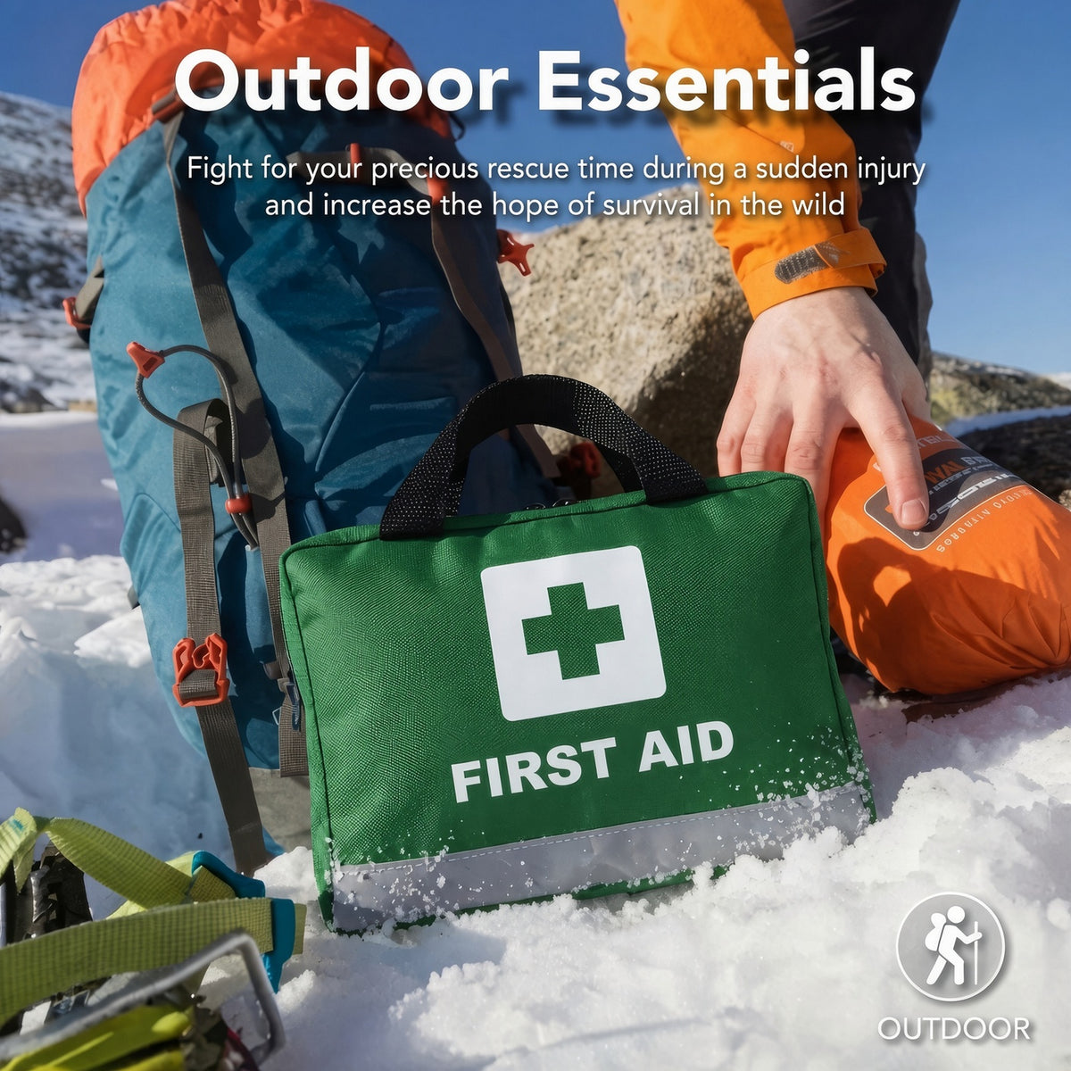 First Aid Kit for Home Car Camping & Travel | 160+ Piece
