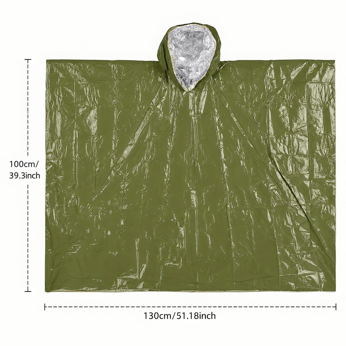 Emergency Survival & Shelter Kit | 2 Person Tube Tent, Bivvy, Poncho & Blanket