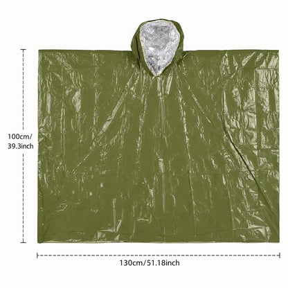 Emergency Survival & Shelter Kit | 2 Person Tube Tent, Bivvy, Poncho & Blanket