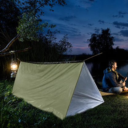 Emergency Survival & Shelter Kit | 2 Person Tube Tent, Bivvy, Poncho & Blanket