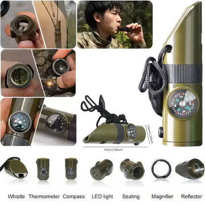 76-Piece Survival & First Aid Kit with MOLLE Pouch for Camping & Emergencies