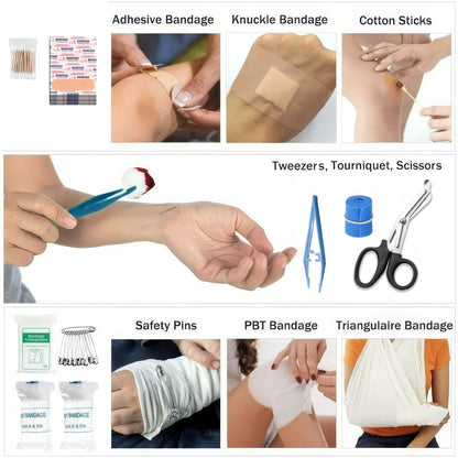 First Aid Kit for Home Car Camping & Travel | 160+ Piece
